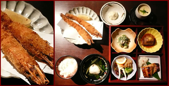 エビフライ膳